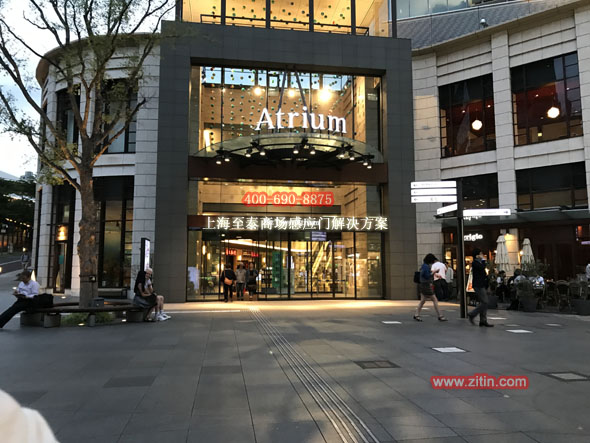 高檔商場專賣店玻璃感應門