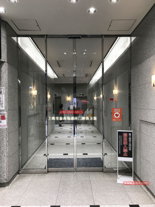 高檔商場專賣店玻璃感應門