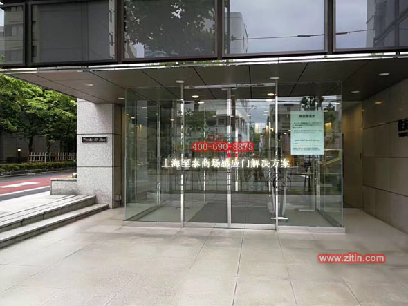 高檔商場專賣店玻璃感應門