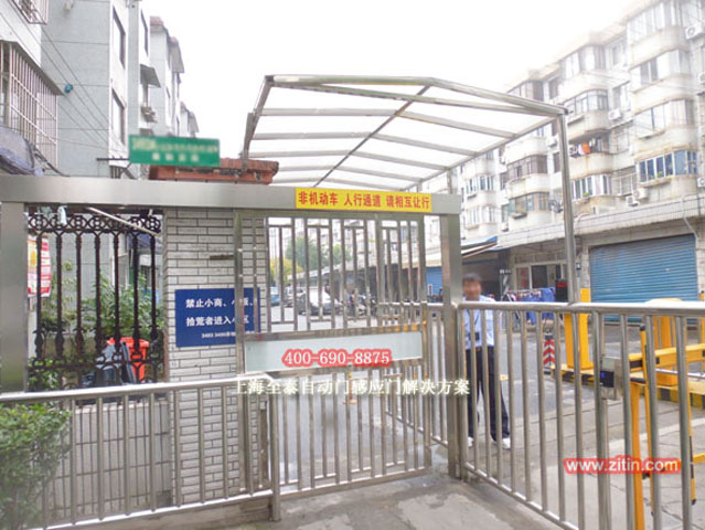 小區電動玻璃感應門